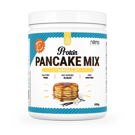 Nanosupps - Fehérjés Palacsintapor - Vanília ízesítés - 500g