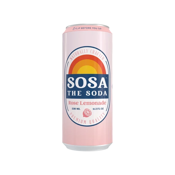 Sosa The Soda - Rose Lemonade 330ml