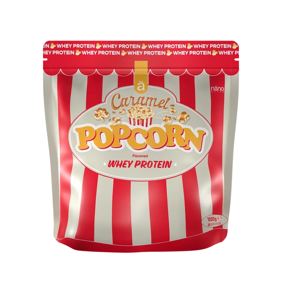  Nanosupps - Whey Protein - Caramel Popcorn fehérjepor - 1000g 