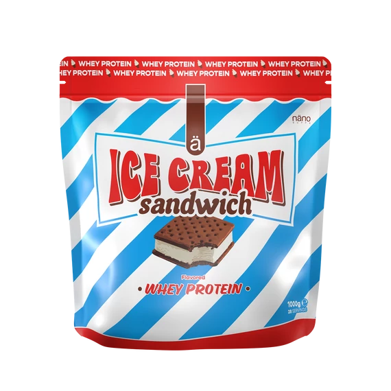  Nanosupps - Whey Protein - Ice Cream Sandwich fehérjepor - 1000g 