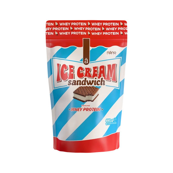  Nanosupps - Whey Protein - Ice Cream Sandwich fehérjepor - 450g 