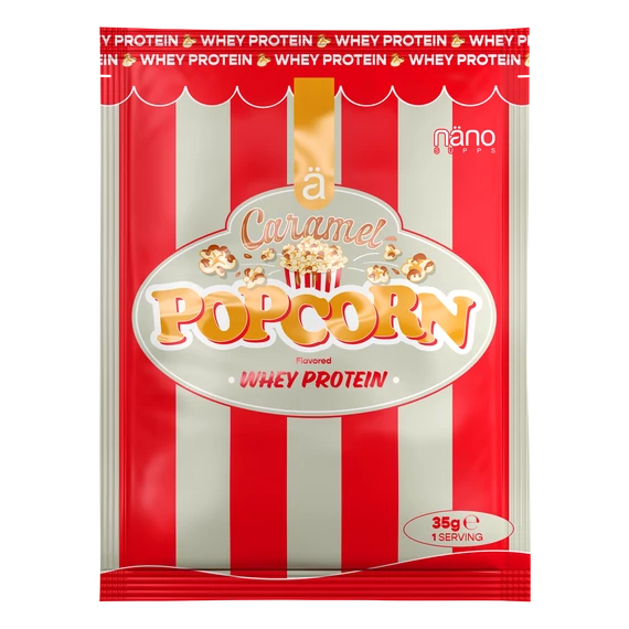 Nanosupps - Whey Protein - Caramel Popcorn fehérjepor - Sample - 35g 