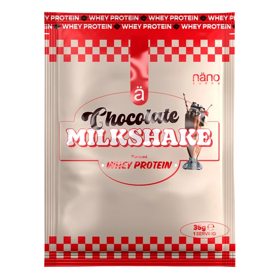  Nanosupps - Whey Protein - Csokoládés Milkshake  fehérjepor - Sample - 35g